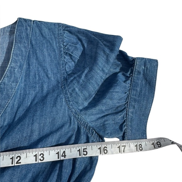 MADEWELL Denim Daylily Dress Size 0 Annetta Wash - Picture 5 of 6